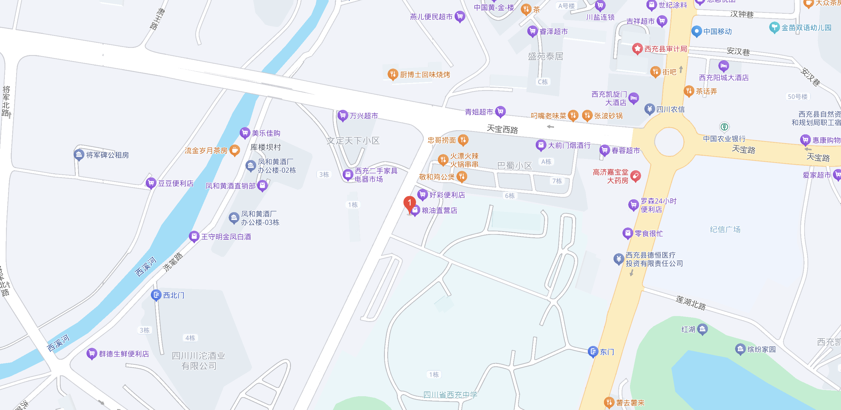 公司总部位置地图